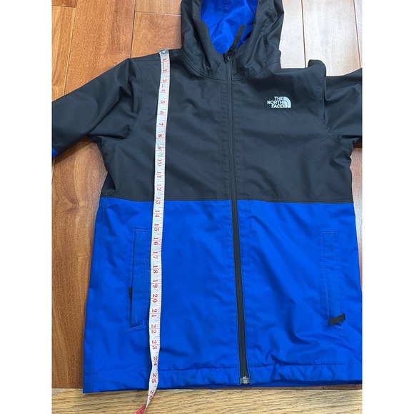 The North Face Boys Colorblock Hooded Shell Jacket DryVent Size L 14 16 - Picture 4 of 9